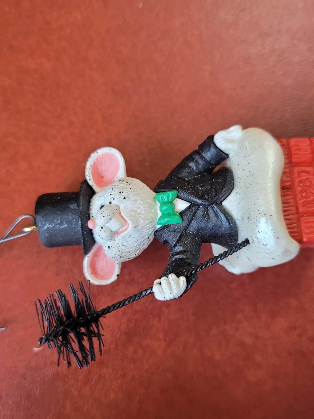 1987 Hallmark Keepsake Christmas Ornament Wee Chimney Sweep Mouse #Hallmark